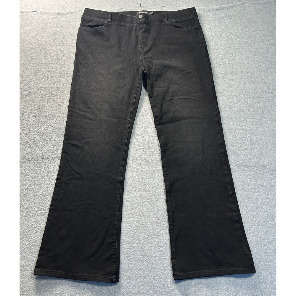 Betabrand Dress Pant Yoga Pants Womens 2XL Black Bootcut Stretch Pull On Career